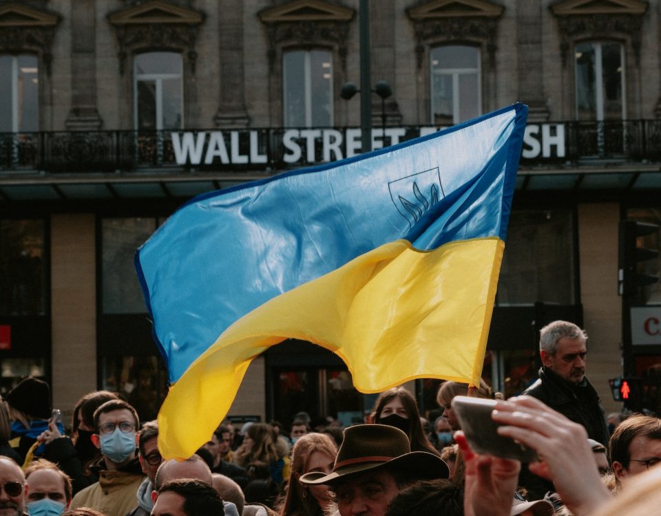 manifestación contra la guerra de ucrania